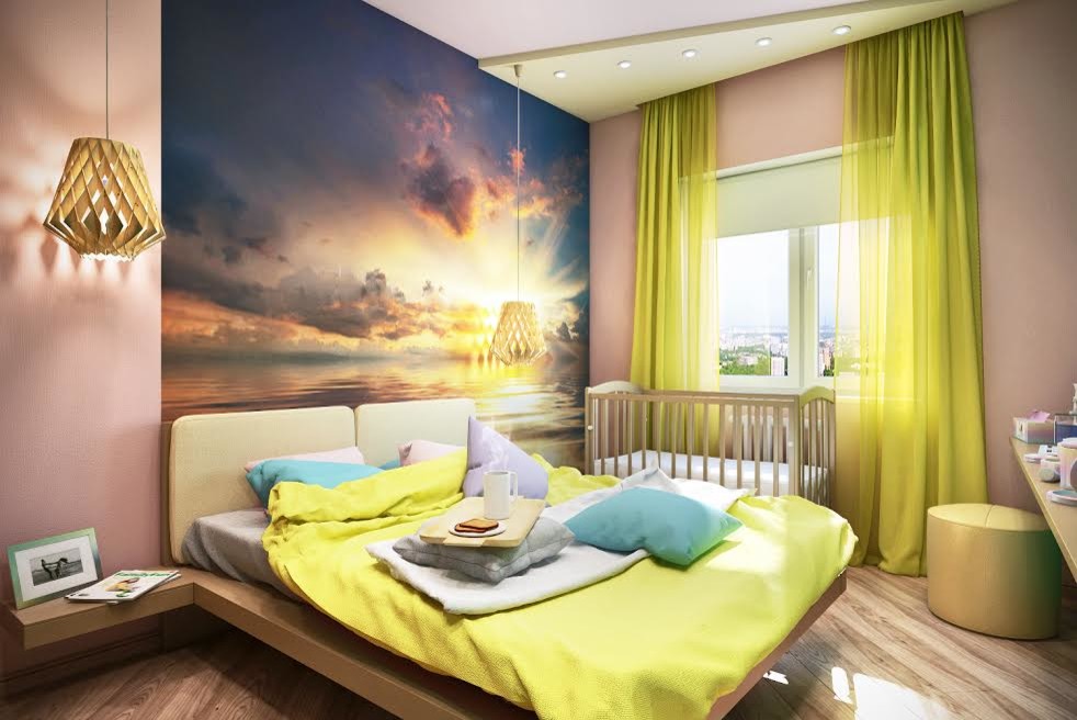 Комната пронизанная светом