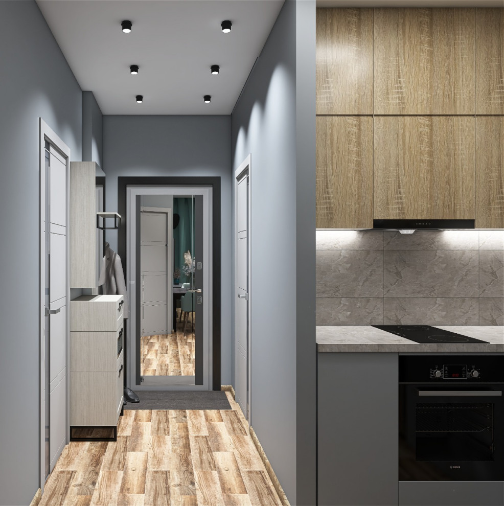 Дизайн-проект однокомнатной квартиры. Прихожая