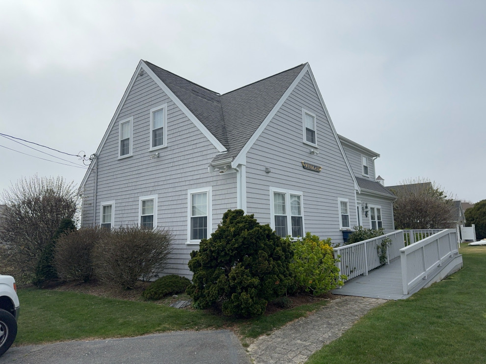 A view of the house outside