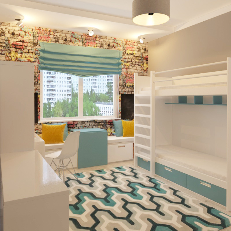 Дизайн интерьера детской