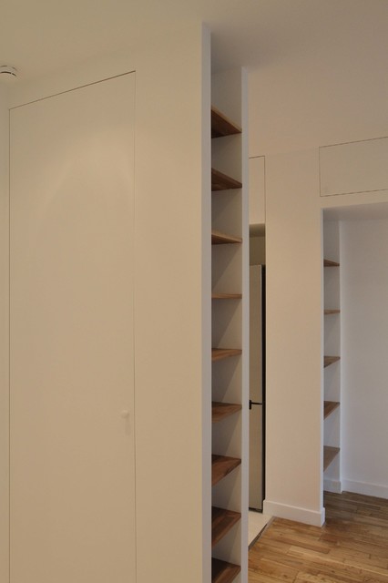 Biblioth&egrave;que contemporary-entre
