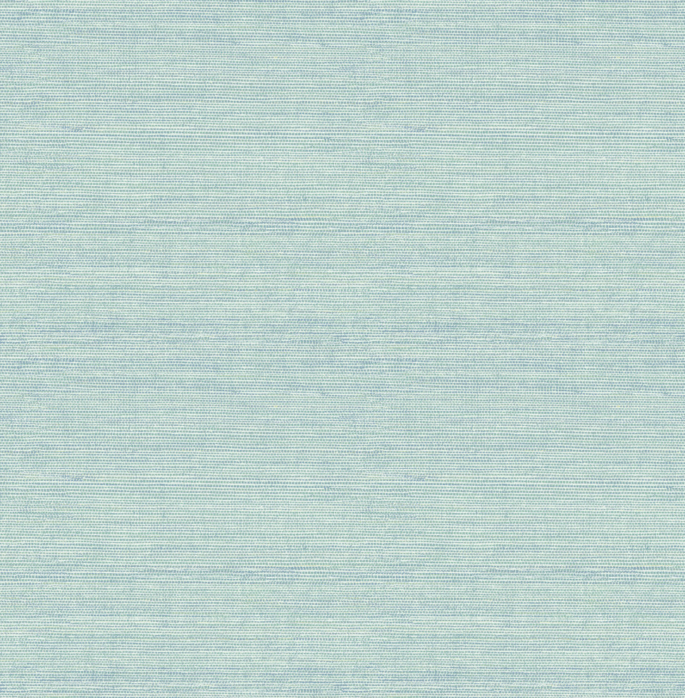 Agave Aqua Faux Grasscloth Wallpaper Contemporary Wallpaper by