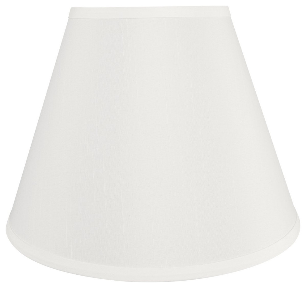 58880 Hardback Empire Shape UNO Lamp Shade, White, 6