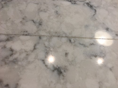 Bad Quartz Countertop Seam