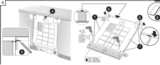 Can't figure out Bosch cutom panel dishwasher template