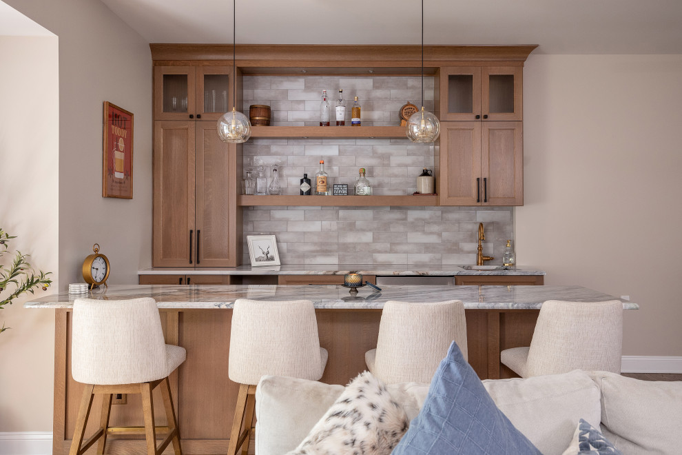 Siler City Home - Farmhouse - Home Bar - Raleigh - by Ida Hernandez
