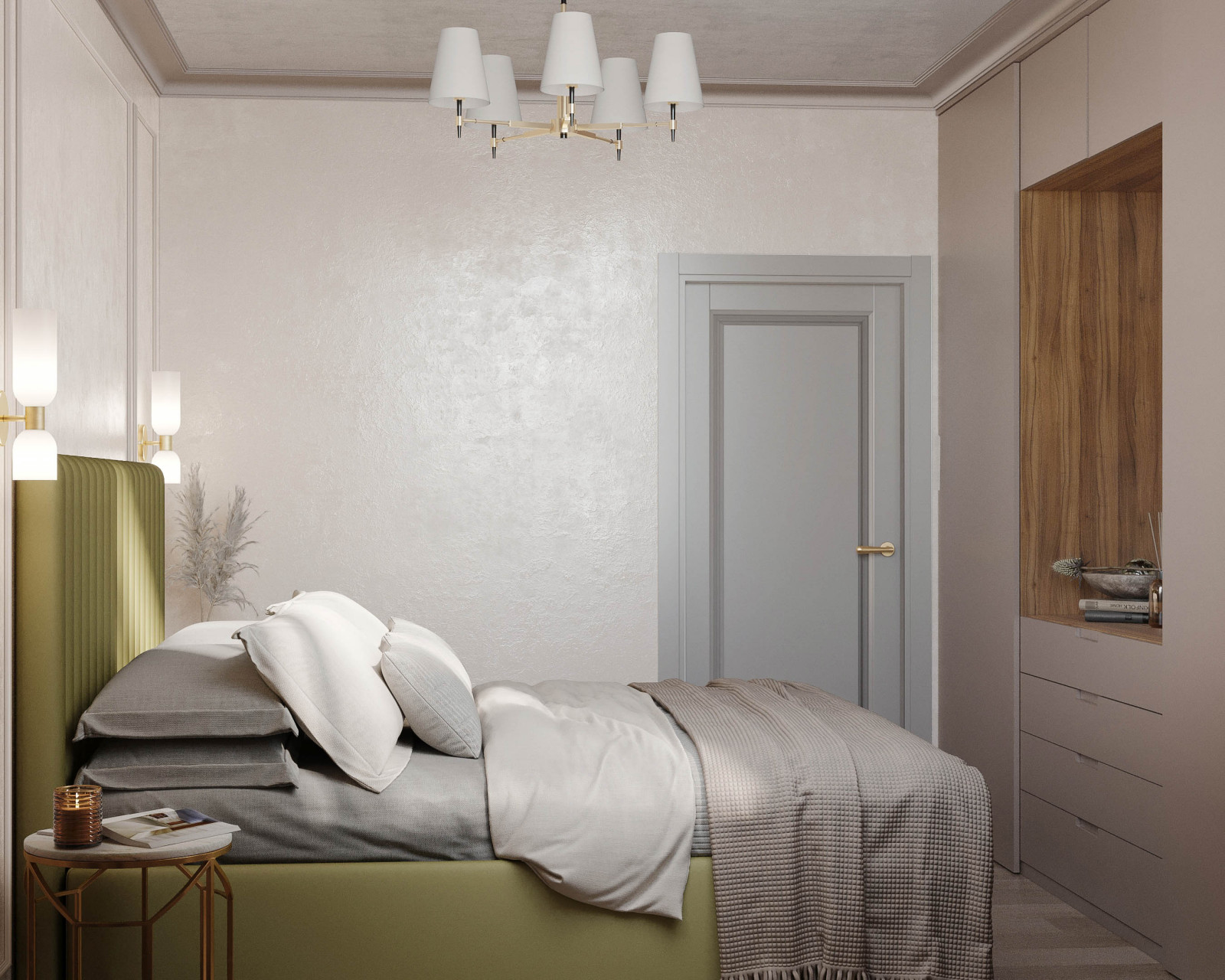 Дизайн-проект квартиры в ЖК "Европейский берег", г.Тюмень