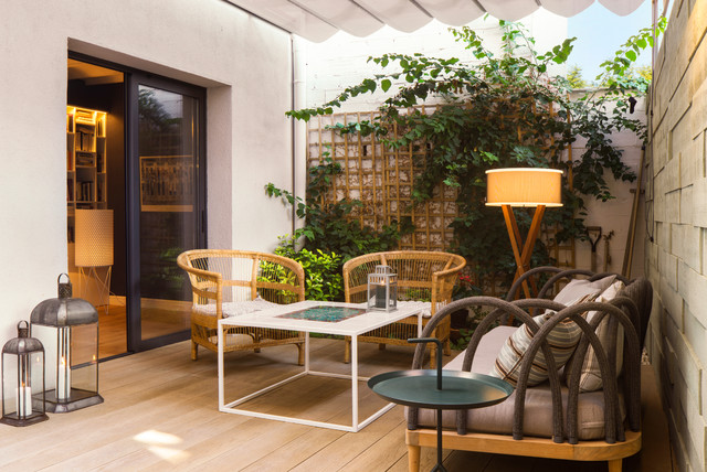 VIVIENDA GRACIA industrial-terrasse