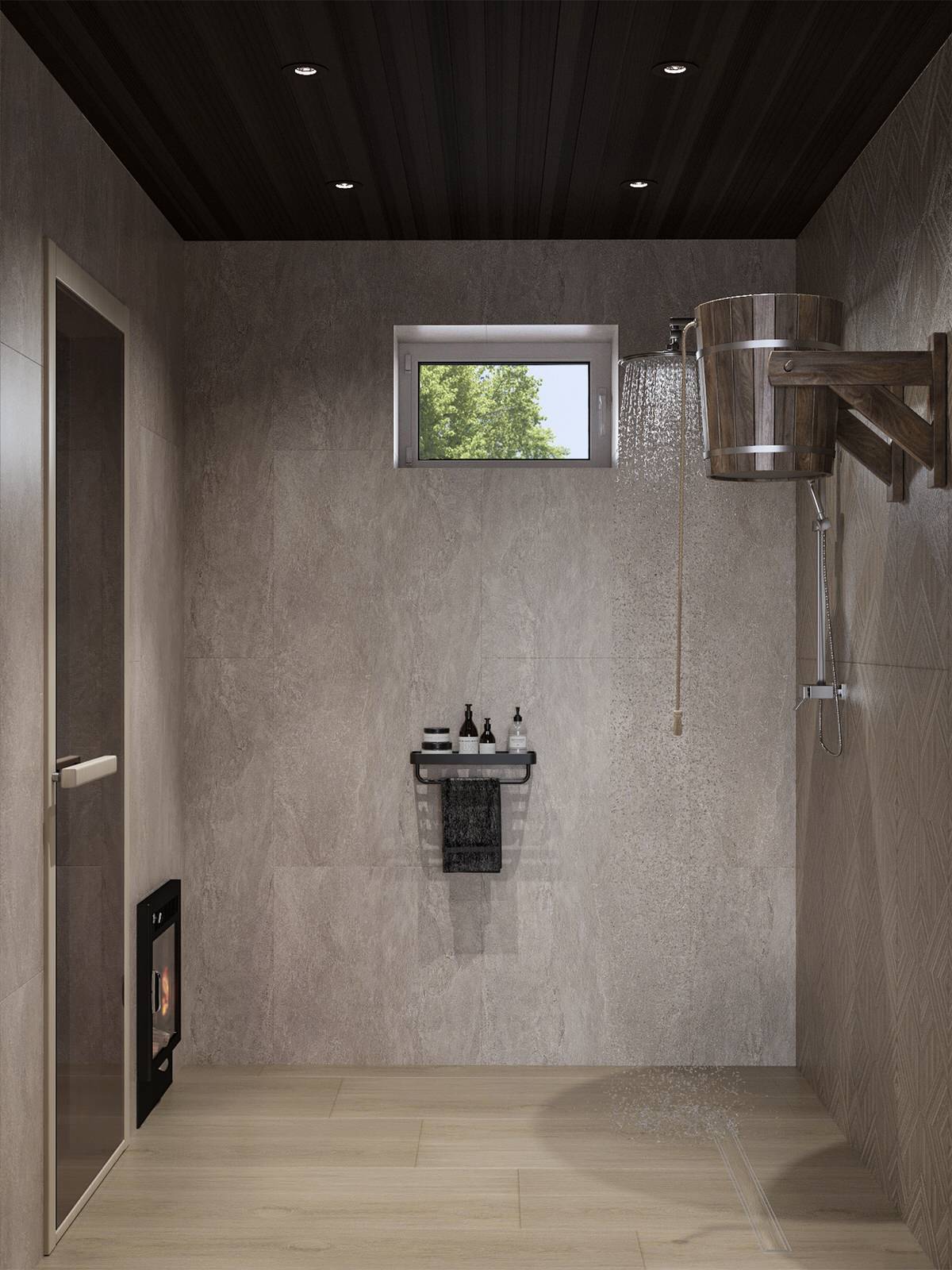 Интерьер банного комплекса