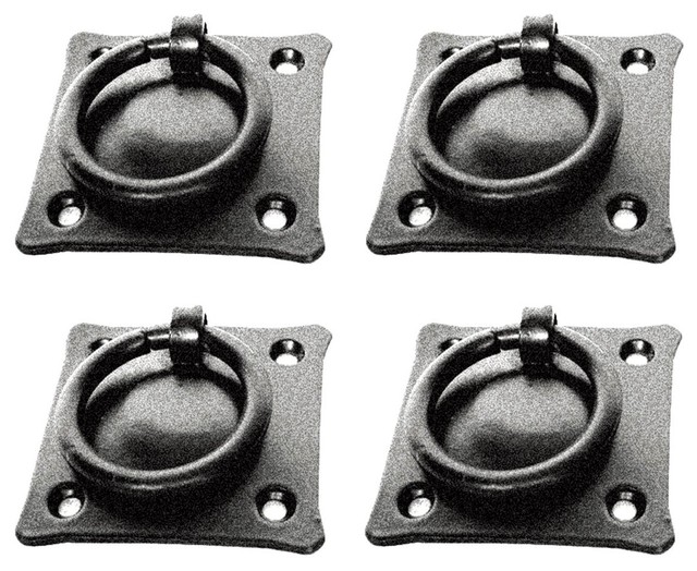 Lot De 30 Poignées De Tiroir Style Ancien - Fer Forgé Noir - Mission - Renovators Supply