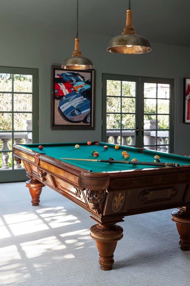 Games Room - Traditional - Family Room - Los Angeles - by Nanci Paige ...