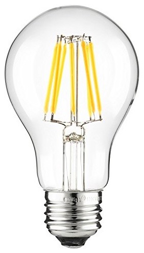 Sunlite 6W LED Antique 120V Filament Style Light Bulb Lamp Warm White Light 
