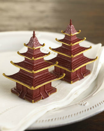 Pagoda Salt and Pepper Set