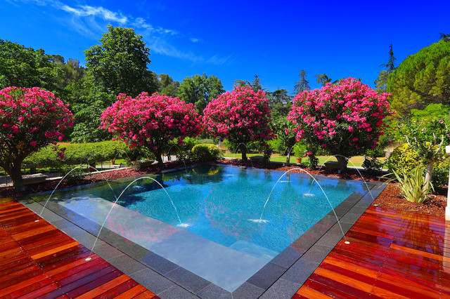 Piscines Bords miroir nyklassisk-pool