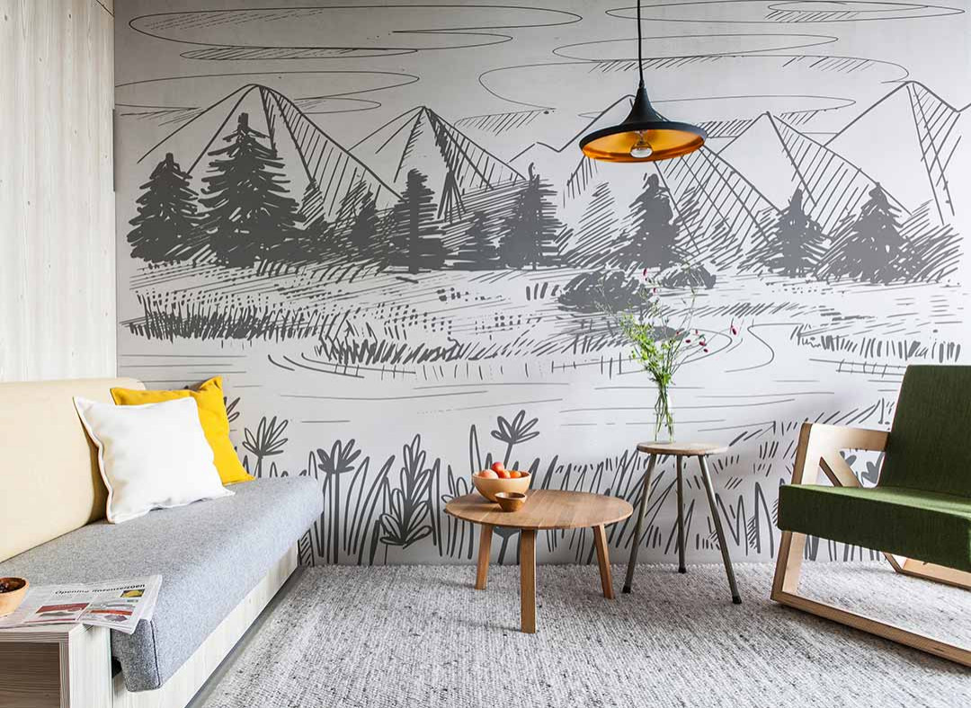 Виниловый декор комнаты, быстро, просто и не дорого