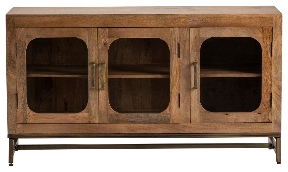 Apollo ThreeDoor Sideboard Rustic Buffets And Sideboards by