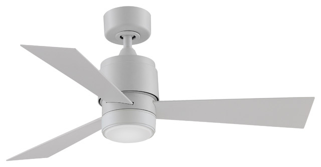 Zonix Ceiling Fan Matte White With Led Light Transitional