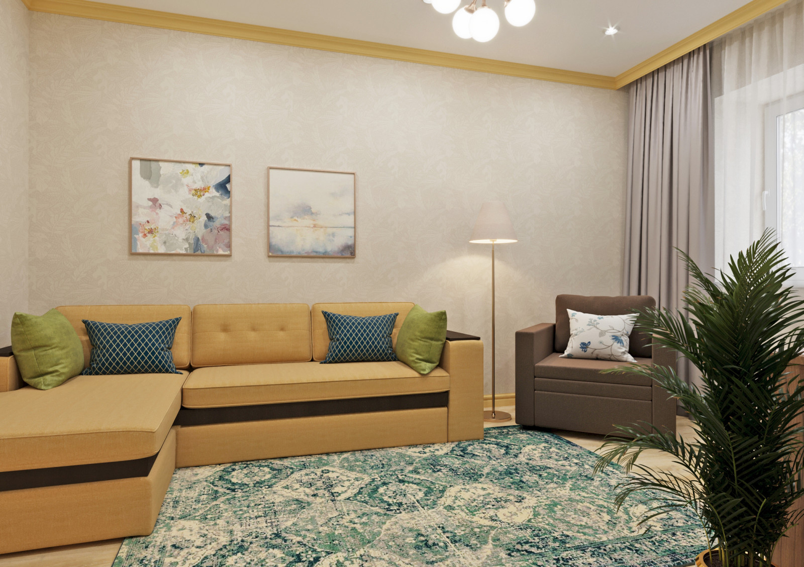 Цветущий сад