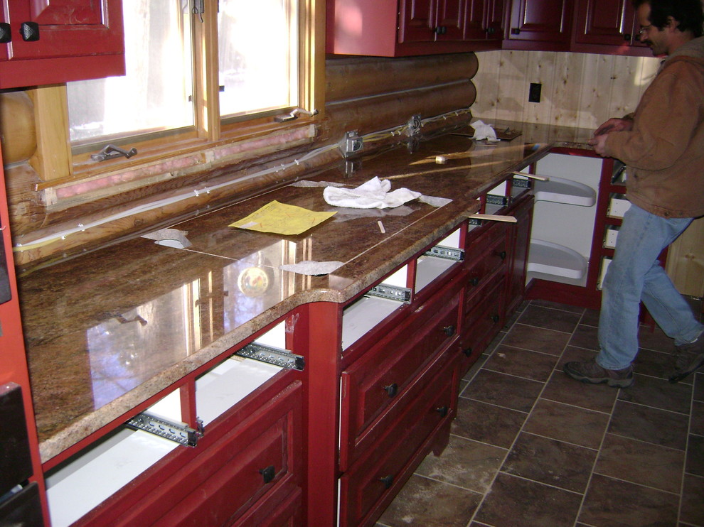 Gull Lake Log Home Kitchen/Bath Remodeling