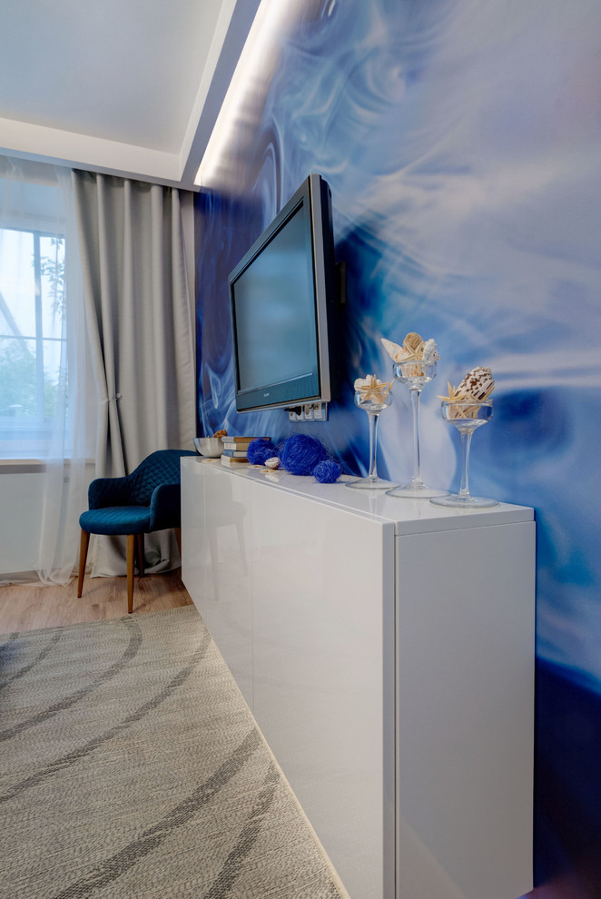 "Акварельная драма" - квартира с яркой индивидуальностью