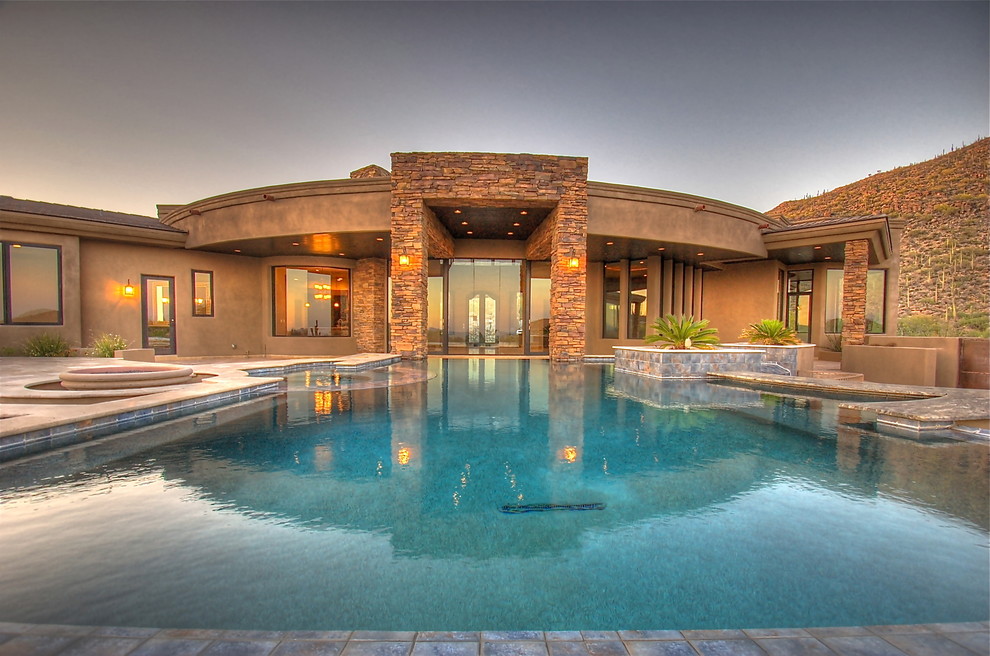 Backyard pool in Phoenix.