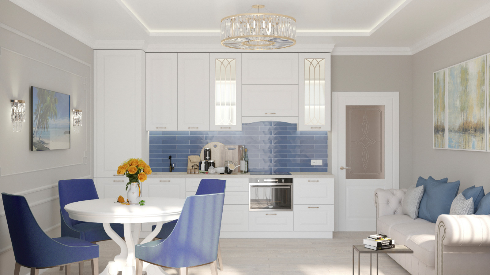 Трёхкомнатная квартира в Ж "Интеллект"