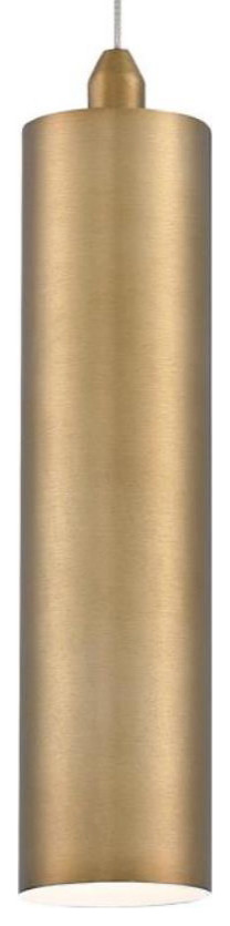 Westinghouse 6111100 Rayman 5"W LED Mini Pendant - Brushed Brass