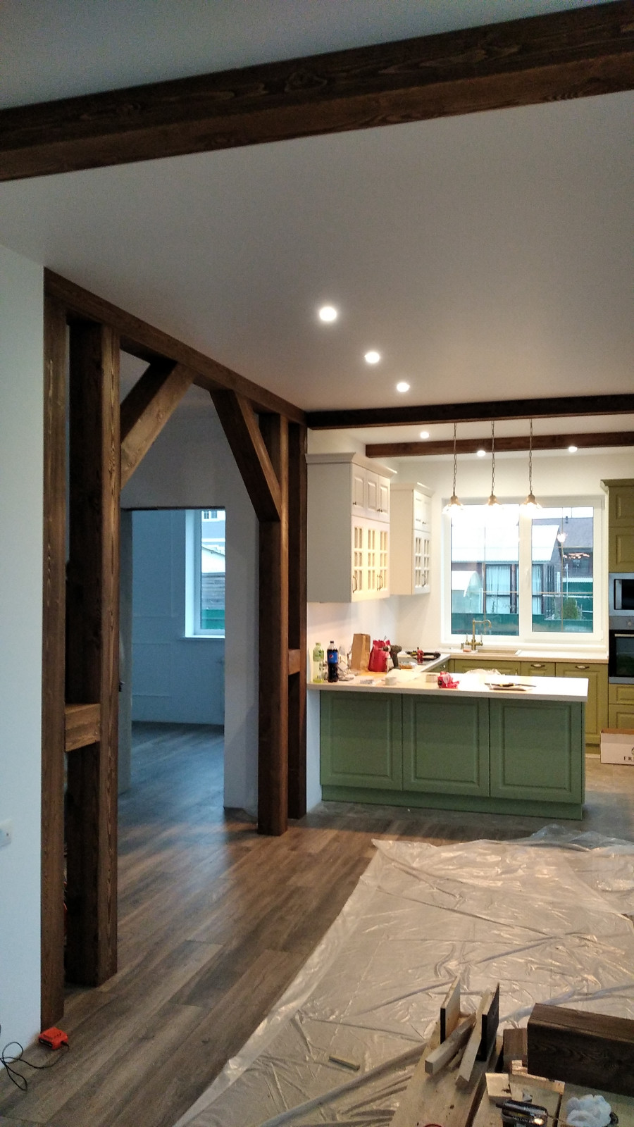 Отделка деревом под старину - Зыковский Уезд, Истра