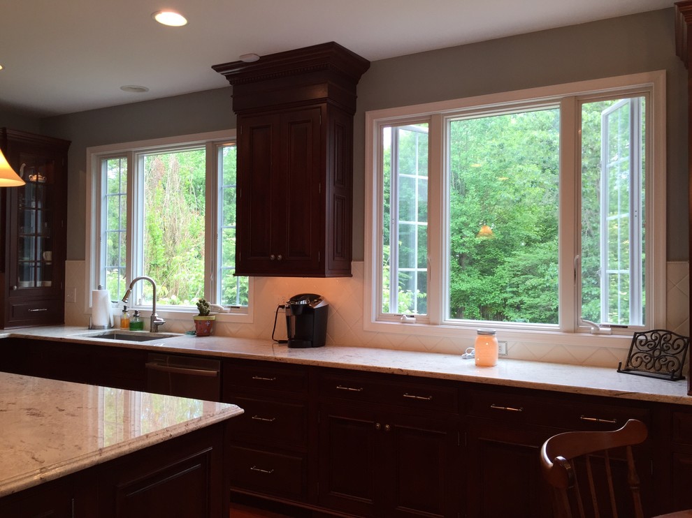 CUSTOM KITCHEN CABINETRY in a Rich Dark Cherry
