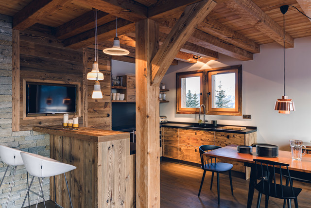 Chalet 1907 rustico-cocina