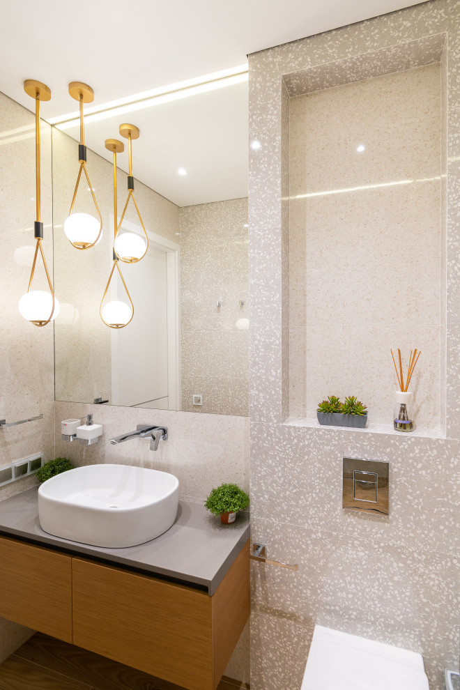 Фото: Мрамор и кофе. Квартира для отдыха в центре 57м.кв