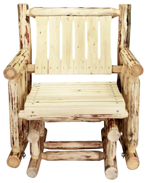 Single Seat Glider Contemporary Outdoor Gliders by ShopLadder