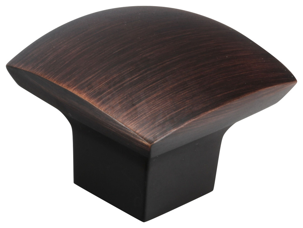Zen Dynasty Style, Brushed OilRubbed Bronze Knob, 17/32", 10