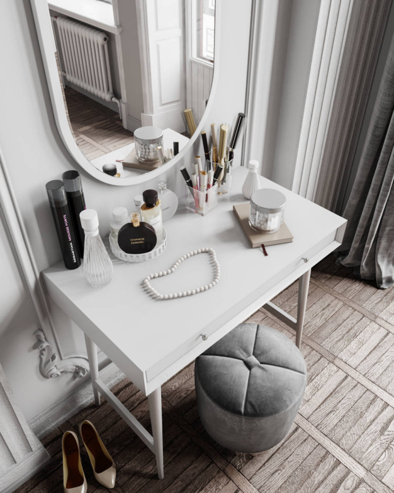 One bedroom apartment 65 m² in eclectic style