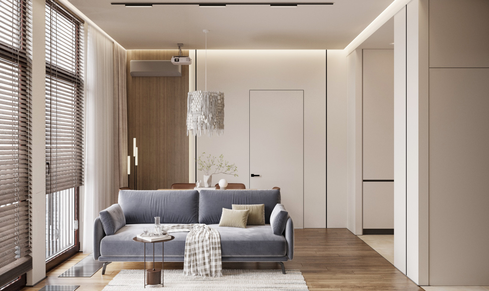 Проект двухкомнатной квартиры 72 м²