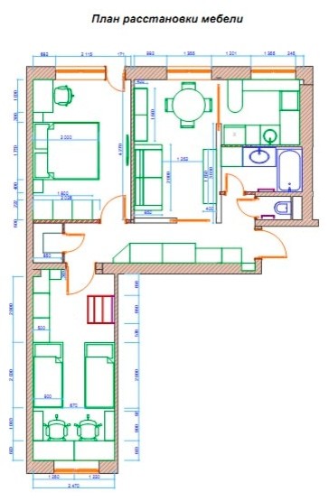 Четверо в доме не считая собаки. Квартира для семьи в Москве.
