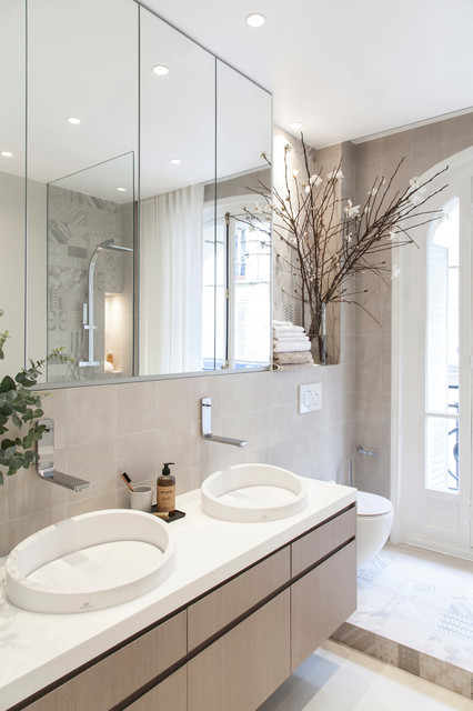 Atelier Daaa, APPARTEMENT SAINT FERDINAND nordico-cuarto-de-bano
