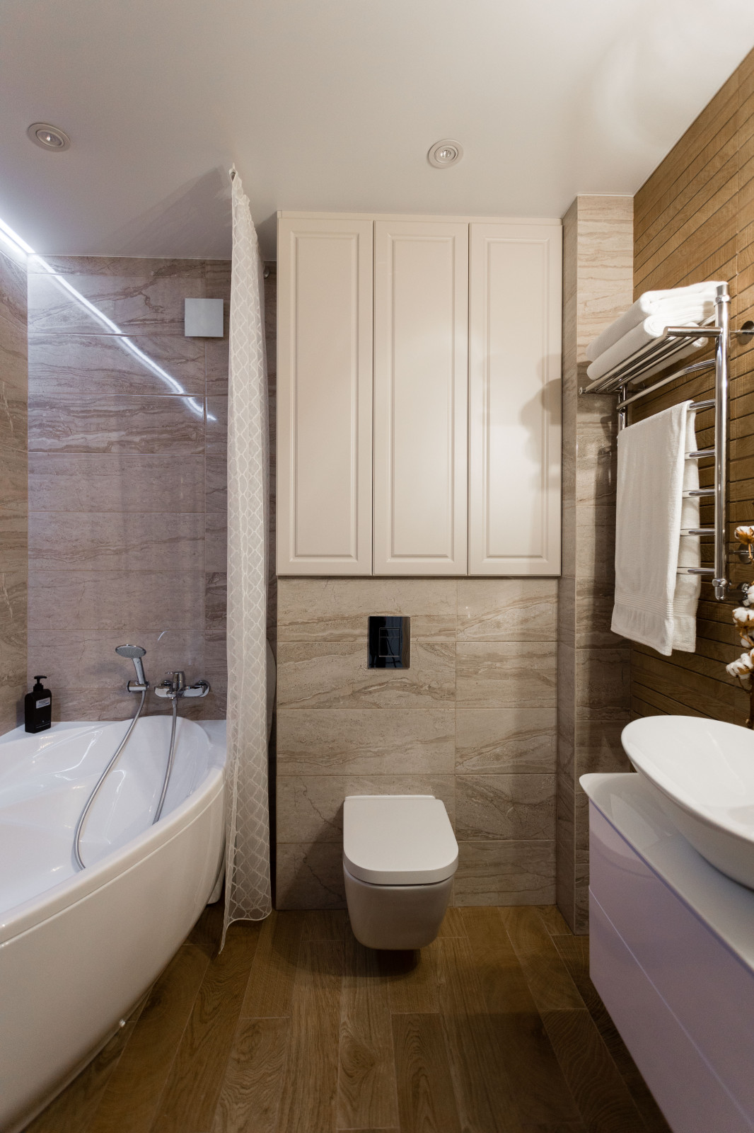 Интерьер в цвете экрю-гармония внутреннего мира. Квартира 7