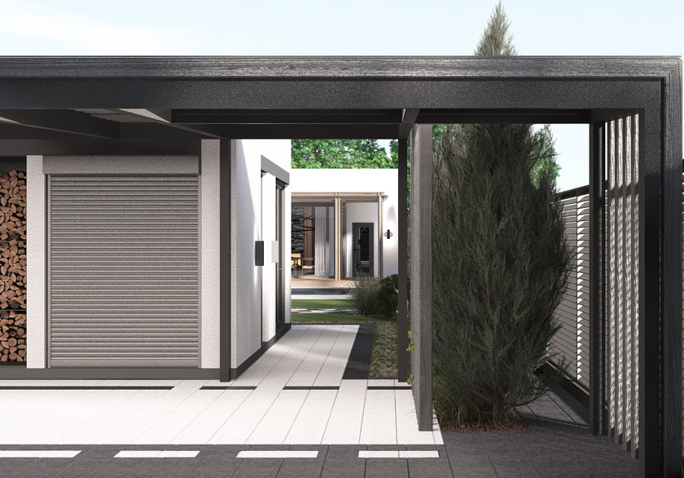 САДОВЫЙ ДОМИК С ЯПОНСКИМИ МОТИВАМИ