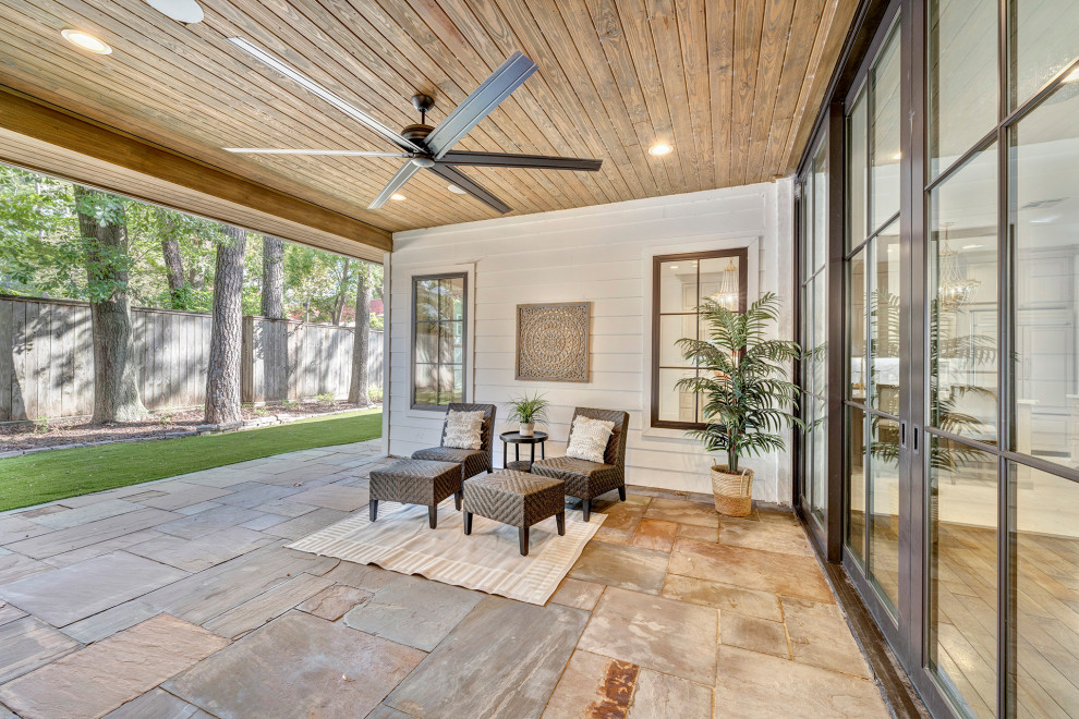 Back Porch Seating Area - Transitional - Porch - Other - by Blazer ...