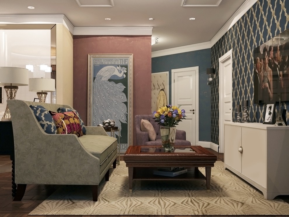 Элегантный проект, выполненный в стиле ар-деко.