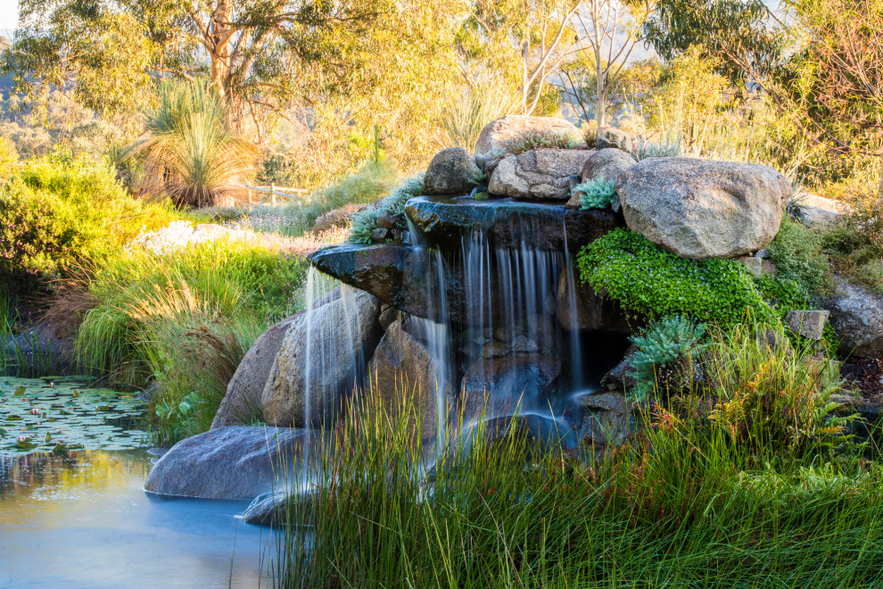 Sumption Gardens Wonga Park Lake design and build - Garden - Melbourne - by Phillip ...