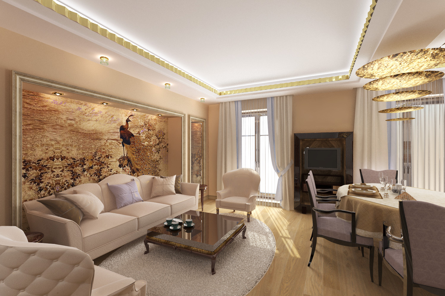 Дизайн проект 2х комнатной квартиры