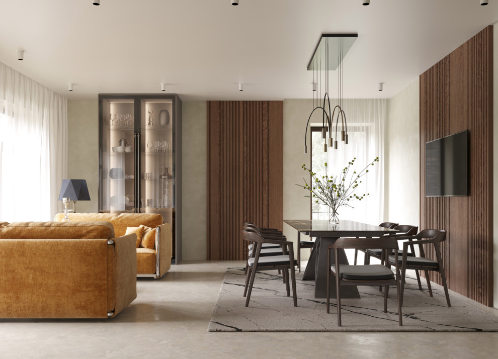 PRIVATE INTERIOR. HOUSE IN ODINTSOVO