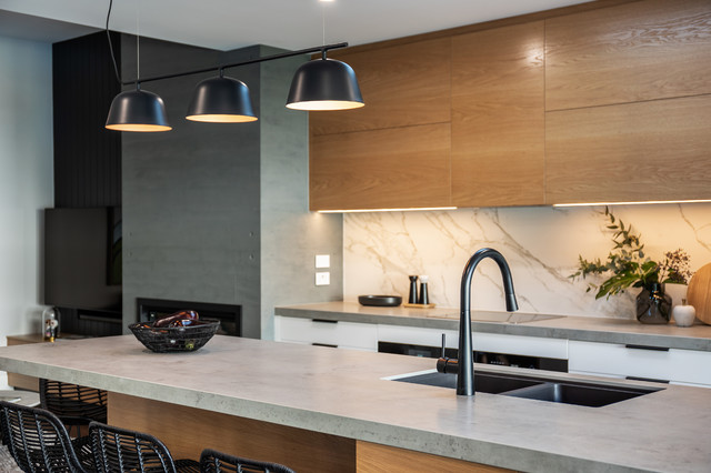 Warm | Timber | Luxe contemporain-cuisine