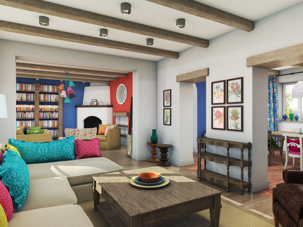 living room, kudinovo house