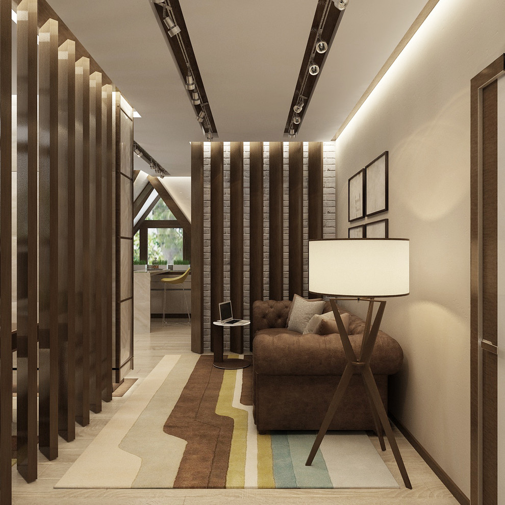 Двухэтажный дом в современном стиле