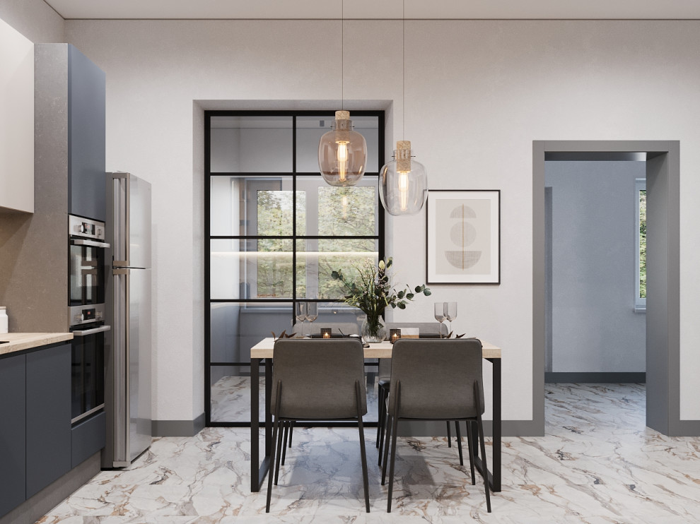 Кухня в московском таунхаусе