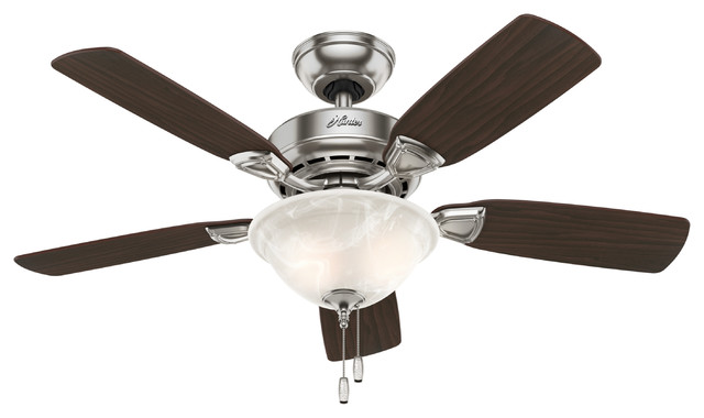 Hunter Fan Company 44 Caraway 5 Minute Fan Brushed Nickel Ceiling