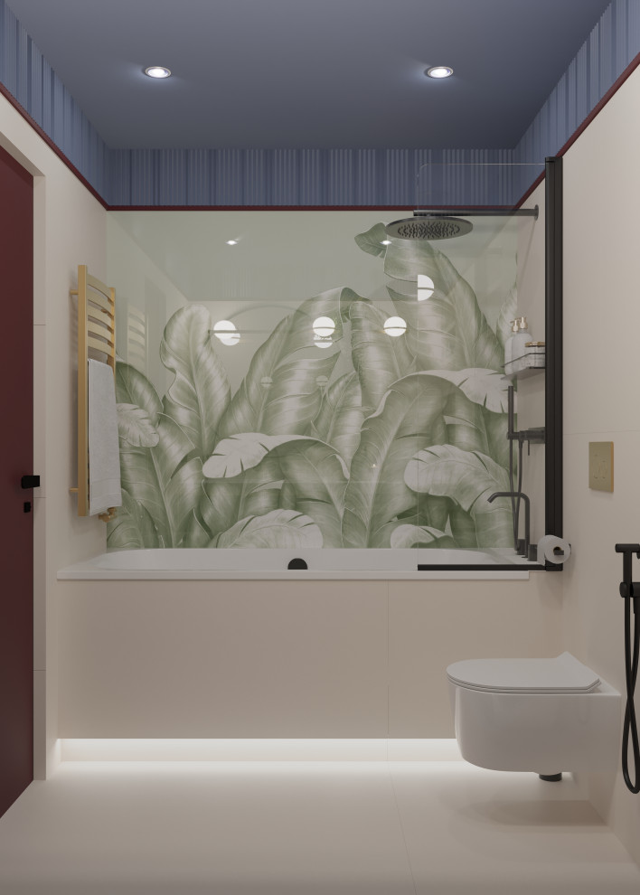 Яркая хрущёвка 45 кв.м для молодой пары